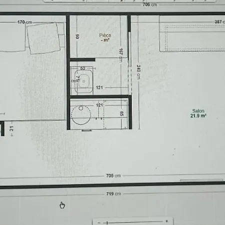 Apartman Elegant Studio, 2-4 People, Wifi, Pool, Parking *